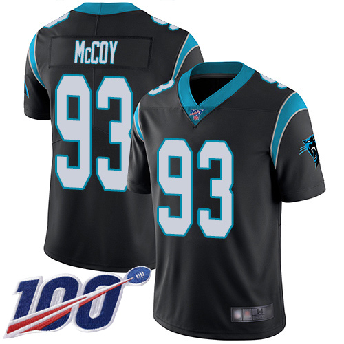 Carolina Panthers Limited Black Youth Gerald McCoy Home Jersey NFL Football #93 100th Season Vapor Untouchable->women nfl jersey->Women Jersey